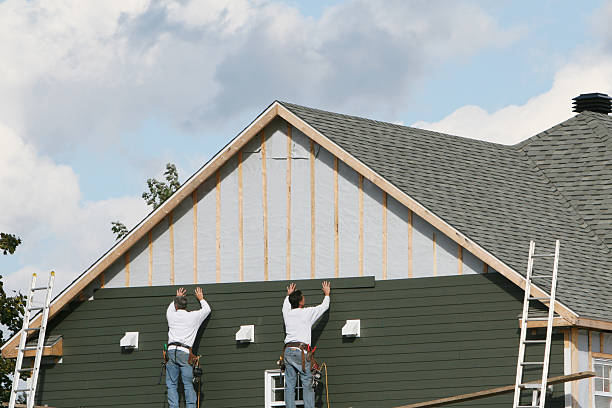 Professional Siding Replacement technician working in Upper Black Eddy, PA